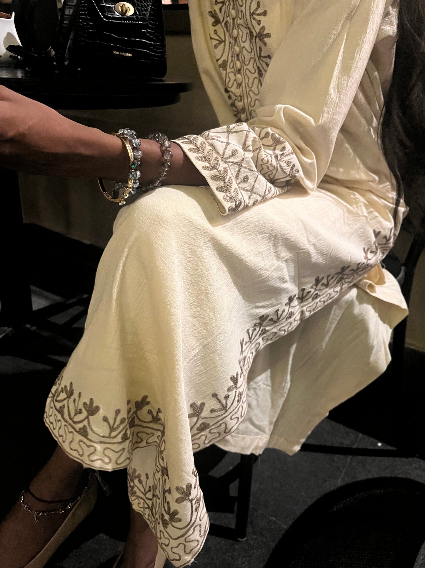 ✨ Nora Set - Ivory Kurta Set