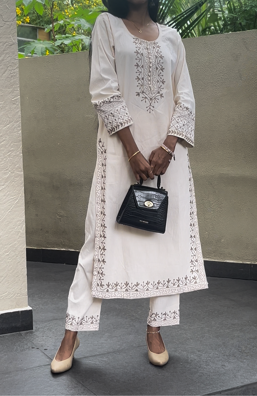 ✨ Nora Set - Ivory Kurta Set