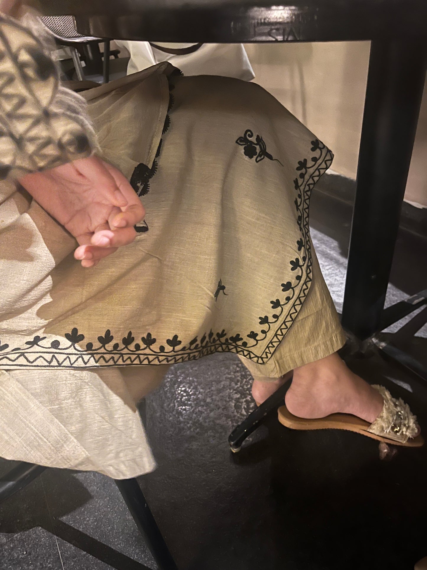 Shizaa - Embroidered Fall set