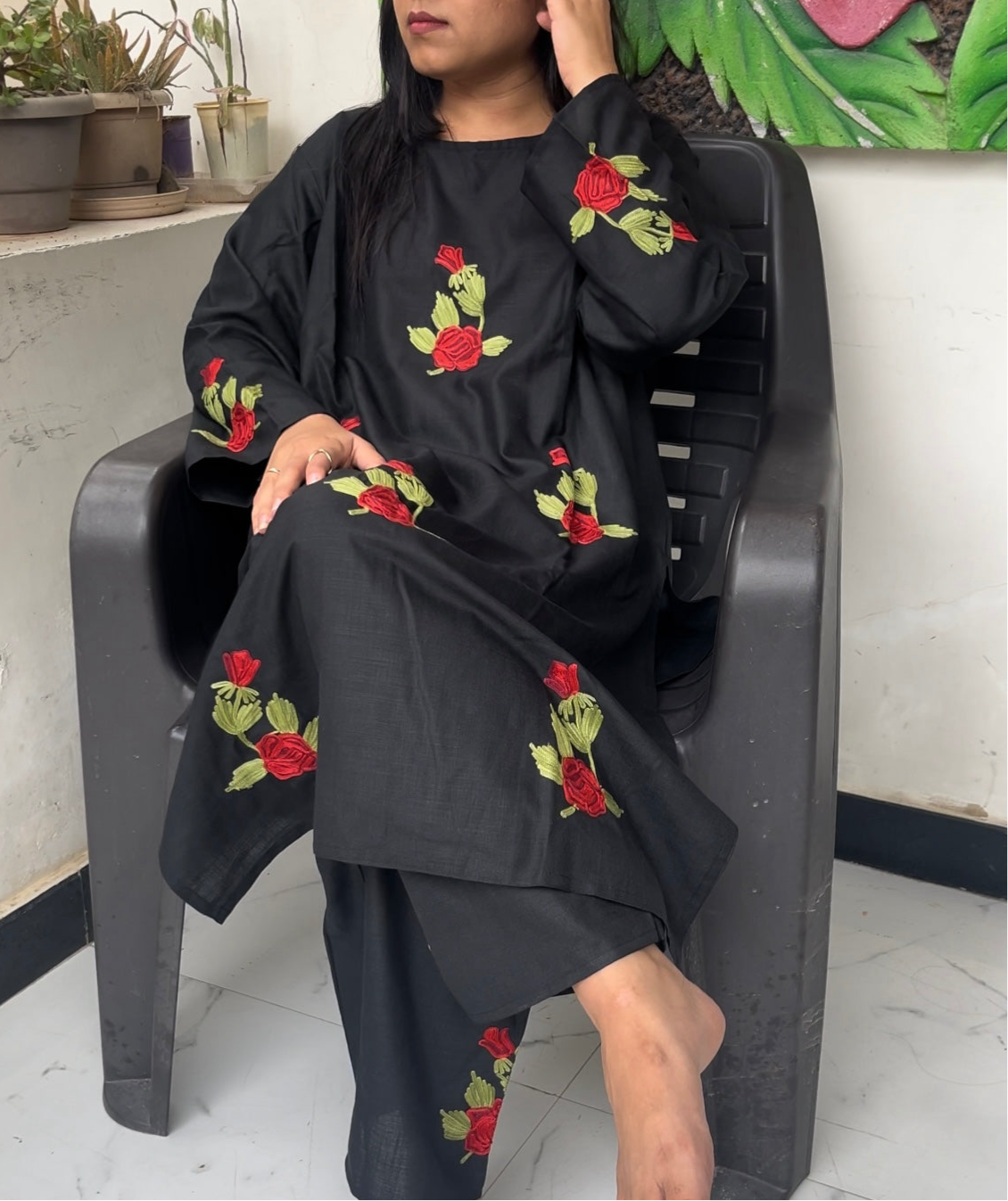 Gul by BEGUM’S - embroidered kurta set