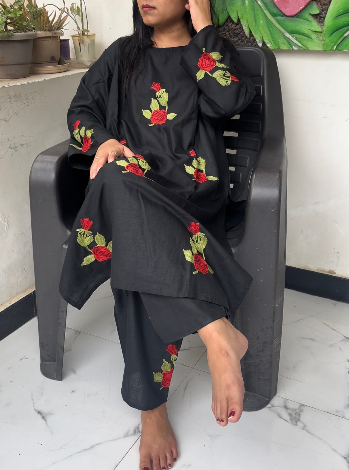 Gul by BEGUM’S - embroidered kurta set