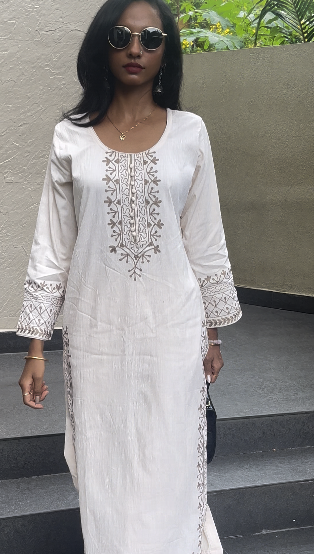 ✨ Nora Set - Ivory Kurta Set