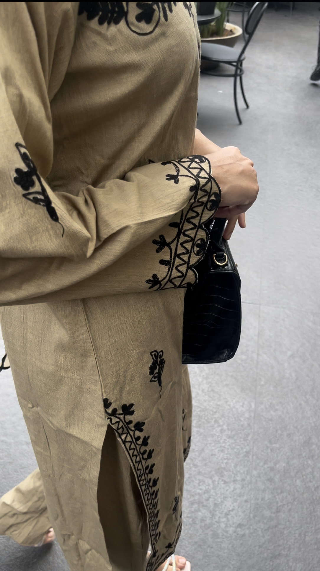 Shizaa - Embroidered Fall set