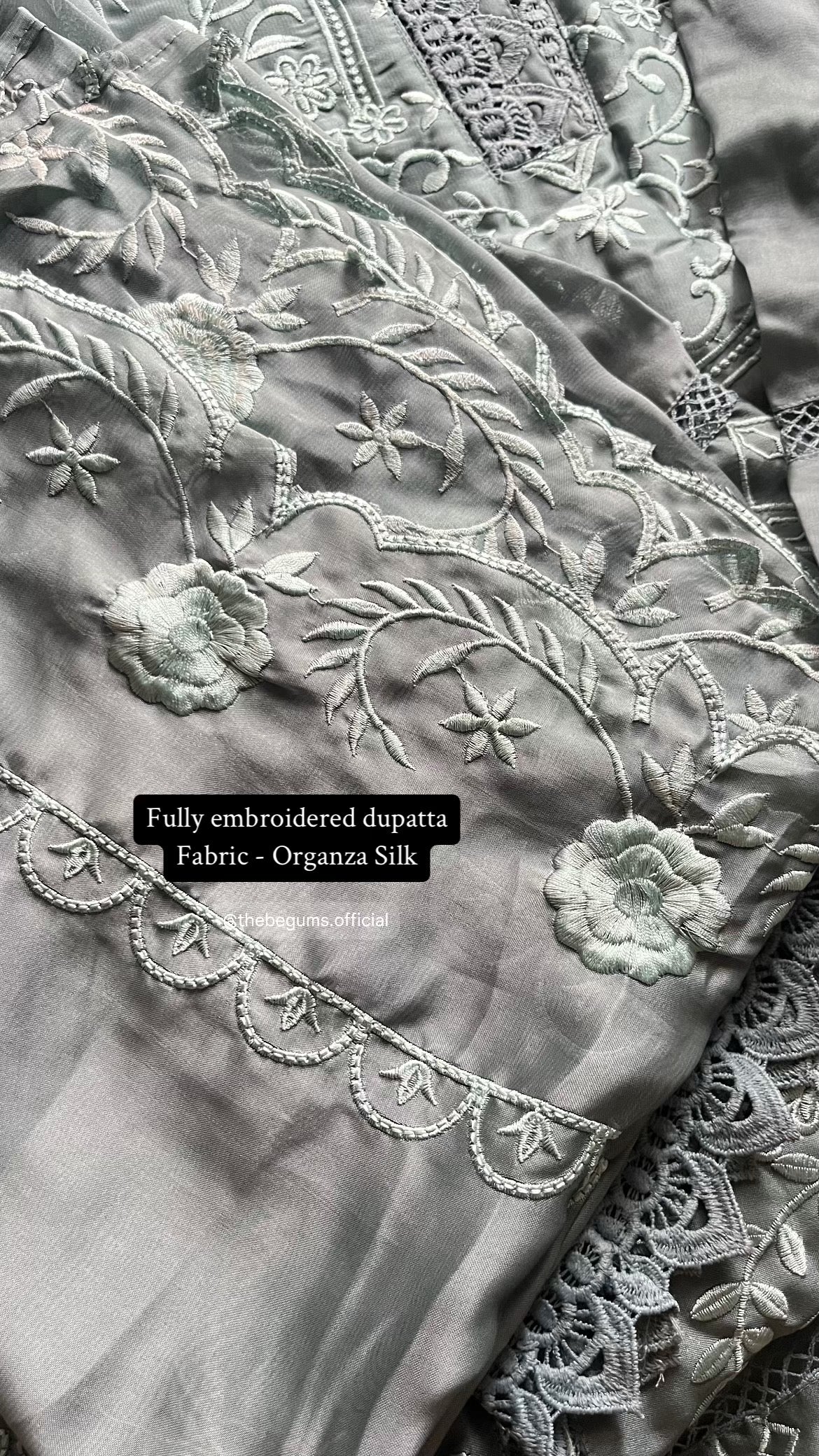 Luxury fits by BEGUM’S organza suit set✨🌙