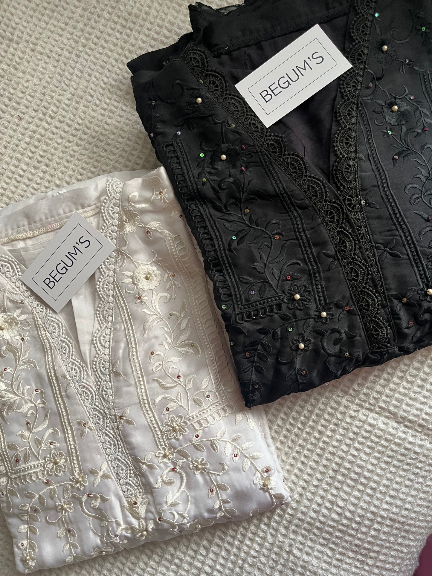 Luxury fits by BEGUM’S organza suit set✨🌙