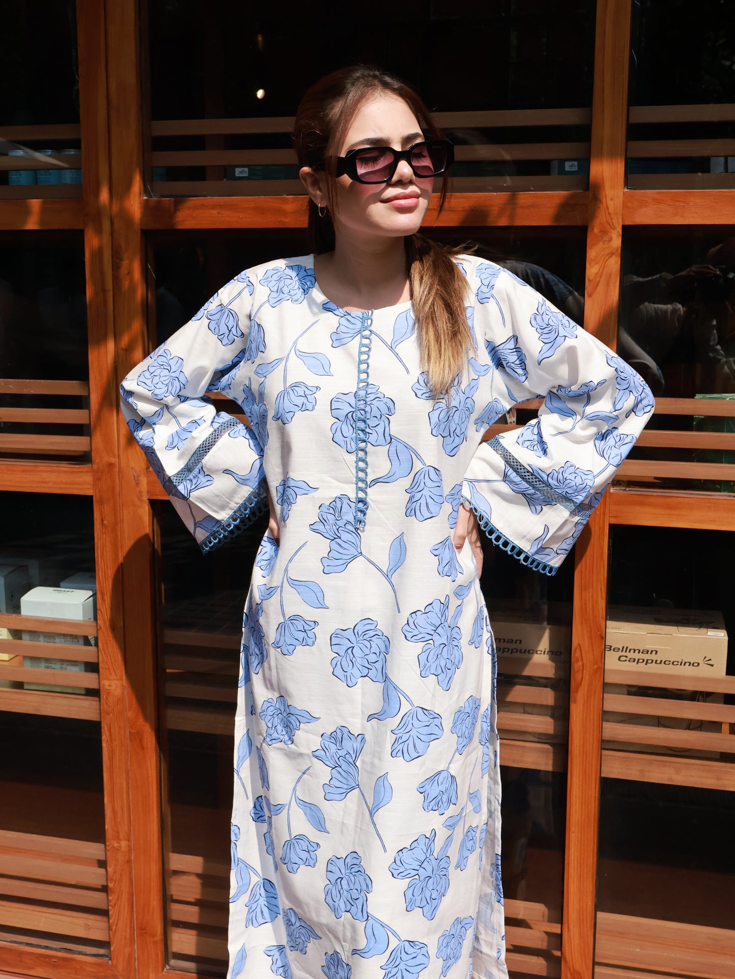BEGUM’S Summer floral Kurta Set🦋