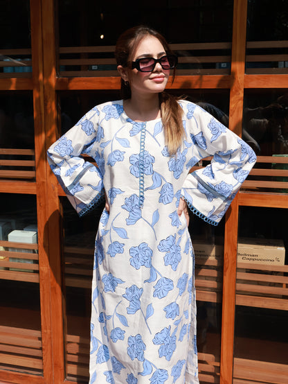 BEGUM’S Summer floral Kurta Set🦋