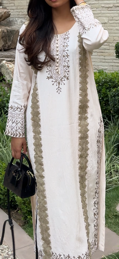 ✨ Nora Set - Ivory Kurta Set