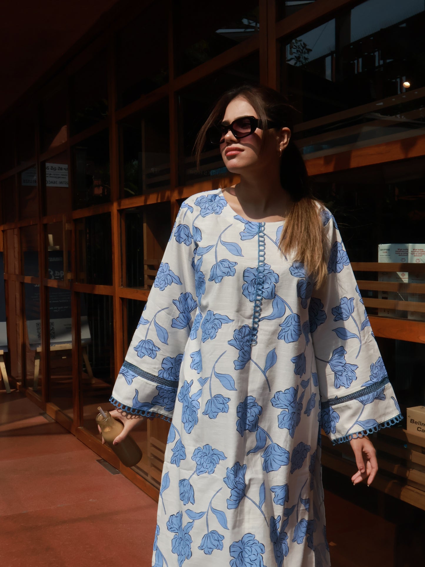 BEGUM’S Summer floral Kurta Set🦋