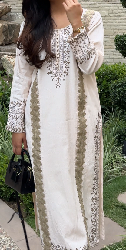 ✨ Nora Set - Ivory Kurta Set