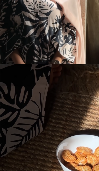 BEGUM'S Summer Noir Kurta set 🖤